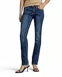 G-STAR Para Mujer Midge Saddle Straight Jeans, Azul (dk Aged D02153-6553-89), 27W / 32L