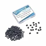 CQRobot 200 Piezas Negro Estándar Computadora Jumper Cap Header Pin Shunt Shorting 2P Conector Cierre Superior 2,0 mm. para Arduino Raspberry Pi PCB PC DVD HDD Cortocircuito Proyectos.