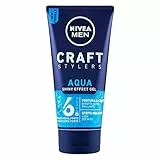 6 unidades AQUA GEL PARA EL CABELLO WET LOOK Efecto mojado Nivea FOR MEN