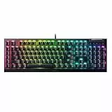 Mechanische Gaming-Tastatur Razer BlackWidow V4 X, gelber Schalter, US-Lieferung, kabelgebunden, Schwarz (RZ03-04701800-R3M1)