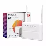 Strong Router WiFi 4G N300 Mbps, Red 4G Cat4 LTE con Ranura para Tarjeta SIM, Puerto WAN/LAN 100 Mbps, Router WiFi Móvil Seguro, Soporta hasta 32 Dispositivos, Plug & Play (4GROUTER360)