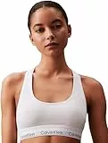 Calvin Klein Sujetador Bralette elástico, Blanco (White), XS