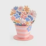 Mr.Wonderful - Postal ramo de flores - You deserve an entire garden. Mum, I love you! - Postal en 3 dimensiones que simula un ramo de flores - Regalo Día de la Madre