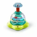 Bright Starts, Juguete Muiscal Press & Glow Spinner, Juguete de Causa y Efecto para Bebés, A partir de 6 Meses