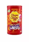 Chupa Chups Original, Caramelo con Palo de Sabores Variados, Tubo Eancode de 100 unidades de 12 gr. (Total 1.200 gr.)