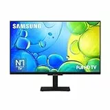 Samsung TV 27 Pulgadas Full HD F6005 4K Smart TV, Más Contraste con HDR, Sonido con OTS Lite, más de 500 Canales TV Plus y Tus Datos protegidos Knox Security