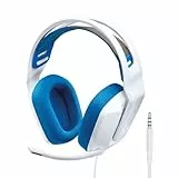 Logitech G335 Auriculares con Cable para Gaming, Micrófono Volteable, Jack de 3.5mm, Almohadillas de espuma viscoelástica, compatible con PC, PlayStation, Xbox, Nintendo Switch - Blanco
