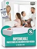 Utopia Bedding Protector de Colchón 160 x 200 x 30 cm Impermeable, Viscosa, Certificación Oeko-Tex, Funda Colchón Transpirable, Elástico En Todo