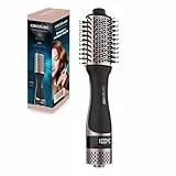 Cecotec Cepillo de Aire con Pantalla CeramicCare Unique Touch. 1200W, Seca, Desenreda, Alisa, Da Volumen y Moldea, 4 Temperaturas, Elimina el Encrespamiento, Cabezal de Cerámica