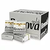 RENOVA Servilletas Renova Gold, 600 Servilletas Premium Blancas, Tamaño Grande, 2 Capas