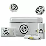 Hollyland Lark M2 Combo Micrófono Inalámbrico (2TX+3RX) para Cámara, iPhone, Android, PC, 300m, 48kHz/24 bit, Hi-Fi Audio, ENC Anti-rumore, 40 Horas, Microfono de Solapa per Livestream, Vlog - Blanco