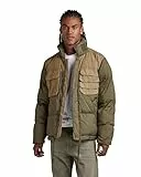 G-Star Para Hombre Chaqueta Unisex Attac Utility Puffer, Verde (shadow olive D21937-D199-B230), L