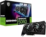 MSI GeForce RTX 5060 8G Gaming OC, Tarjeta gráfica - NVIDIA 5060, 8GB GDDR7, 28 Gbps,Pcie 5, Negra