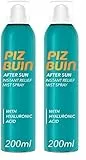PIZ BUIN After Sun Spray Corporal con Ácido Hialurónico, con Efecto Calmante y Refrescante, 200 ml (Paquete de 2)