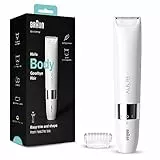 Braun Body Afeitadora Corporal Unix, Depiladora Mini para Mujer y Hombre con Peine de Recorte, Depilación de Precisión para Ingles, Axilas, Pecho, Uso en Seco y en Mojado, BS1000, Blanco