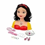 Grandi Giochi - Princess Styling Head Blancanieves, Cabeza de Peinado con Accesorios incluidos, GG02998