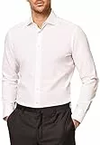 Hackett London Poplin Slim BC Camisa, Blanco (800white 800), 42 (Talla del fabricante: 157) para Hombre