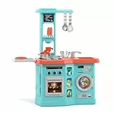 MOLTO | Cocina de Juguete Kitchen Studio – Cocina Infantil con Electrodomésticos – Incluye Horno, Microondas, Lavadora y Accesorios – Juguete Educativo para Niños