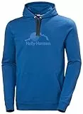 Helly Hansen Nord Graphic - Sudadera con Capucha para Hombre, 608 Deep Fjord, L