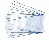 HERMA HERMÄX Classic 20235 - Fundas para libros (27 x 54 cm, 10 unidades, con etiqueta de rotulación y protección de bordes, lámina de polipropileno lavable, juego de fundas para libros escolares,