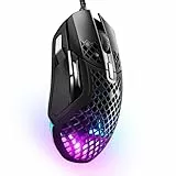 SteelSeries Aerox 5 - Raton Gaming Con Cable - Diseño ultraligero resistente al agua - RGB - Sensor óptico TrueMove Air 18K DPI