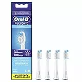 Oral-B Pulsonic Clean - Cabezales para cepillo de dientes (4 unidades) Compatible con todos los cepillos de dientes eléctricos Pulsonic de Oral-B