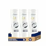 Dove Crema Hidratante Corporal Nutrición Duradera para Piel Seca con Sérum Restaura Ceramidas, Pack de 3 x 400 ml