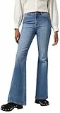 Wrangler Flare Fierce Jeans, Meadow, 29W x 30L para Mujer