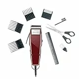 Moser 1400 Cortapelos tipo cortapelos peluquería barbería, acero inoxidable, 1 unidad