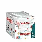 Huggies All Over Clean - Toallitas húmedas para bebé, 56 piezas, paquete de 10 (10 paquetes de 56 unidades, total 560 toallitas) (seguras para la cara, las manos y el funduleto)