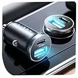 LISEN Cargador Coche Carga Rapida 69W para iPhone 17 Air Cargador Mechero USB C - Accesorios Coche Interior Cargador Móvil Coche Toma Mechero 12V de iPhone 16 e 15 13 Samsung S25 Xiaomi iPad Gadgets