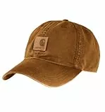 Carhartt Canvas Cap, Gorra de béisbol, Unisex adulto, Marrón Carhartt, Talla única