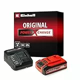 Einhell Original Kit de inicio Batería y cargador Power X-Change Volks.Akku (batería de iones de litio, 18 V, 4,0 Ah y cargador rápido, apto para todas las herramientas Power X-Change)