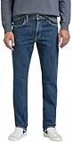 Lee Brooklyn Straight Vaqueros Para Hombre, Mid Stonewash, 36W / 30L