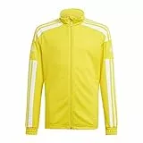 adidas Unisex niños Squadra 21 Training Jacket, Team Yellow/White, 13-14 Years
