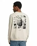 G-Star para Hombre Suéter Knolling Back Graphic Loose, Blanco (Whitebait D25135-D557-1603), L