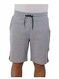 Tommy Hilfiger Hombre Pantalón de Chándal Corto, Gris (Grey Heather), M