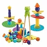 DJECO- Juegos de acción y reflejosJuegos educativosDJECOJuego Totem Zen, Multicolor (15)