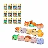 Little Live Pets NeeDees, Juguete Aleatorio, 9 Adorables Mascotas Interactivas, Textura Suave, Se Enganchan en la Ropa o Mochila, 50 Sonidos y Reacciones, Ojos Parpadeantes, Famosa (LP700000)