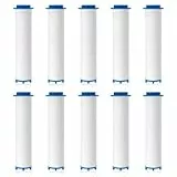 10 PCS 9,5x2,5cm Filtro de Ducha de algodón PP Filtro,Filtro de Cabeza de Ducha,Filtro de algodón,PP Triple Filtración Cartucho Repuesto Panel de Ducha Purificador Agua