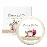 Onion Biotin Shampoo Bar, Cebolla Romero Champú Jabón, Profundamente Nutritivo Limpios Champú Barra Biotina Para Crecimiento Cabello, Hidratante Romero Cebolla Champús Barra, Para Todo Tipo Cabello
