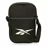 Reebok Malden Bandolera Pequeña Negro 12x17x2,5 cms Poliéster by Joumma Bags