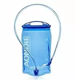 SANIQUEEN.G 1L/1.5L/2L Bolsa De Agua para Mochila Hidratación Depósito De Dgua Portátil TPU Libre de BPA Hidratación para Ciclismo Senderismo Excursionismo Camping (1L / 33oz)