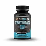 Healthy Fusion TestoMax | Booster de Testosterona Energizante | Maca, Ginseng, Tribulus, Taurina y Vitaminas | Aumenta la masa muscular | Acción quemagrasas y vigorizante | 120u