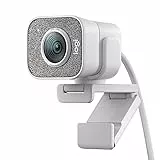 Logitech StreamCam, Cámara Web con USB-C para Streaming de vídeo y creación de Contenido, Vídeo vertical Full HD 1080p a 60 fps, Versatilidad de montaje, para YouTube, Gaming Twitch, PC/Mac, Blanco