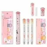 KGDUYC Sets de Material Escolar,Juego de papelería para Estudiantes para niños y niñas, Regalos de Regreso a Clases, Regalos de cumpleaños (Juego de 9 Piezas)