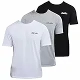 ellesse Camiseta Azzini para Hombre (Paquete de 3)