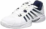 K-Swiss Receiver V, Zapatos de Tenis Hombre, White/Peacoat/Silver, 43 EU