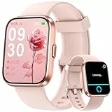 Reloj Inteligente Mujer con Llamadas y Alexa Incorporada,1.8' Smartwatch Mujer con Pulsómetro/sueño/SpO2,WhatsApp Notificaciones,110+ Modos Deportivos,Reloj Deportivo Impermeable IP68 para Android iOS