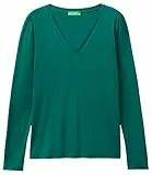 United Colors of Benetton Camiseta M/L 3ga2e4245, Verde, Mujer